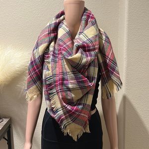 Accessory Depot Oversized Plaid Blanket Scarf